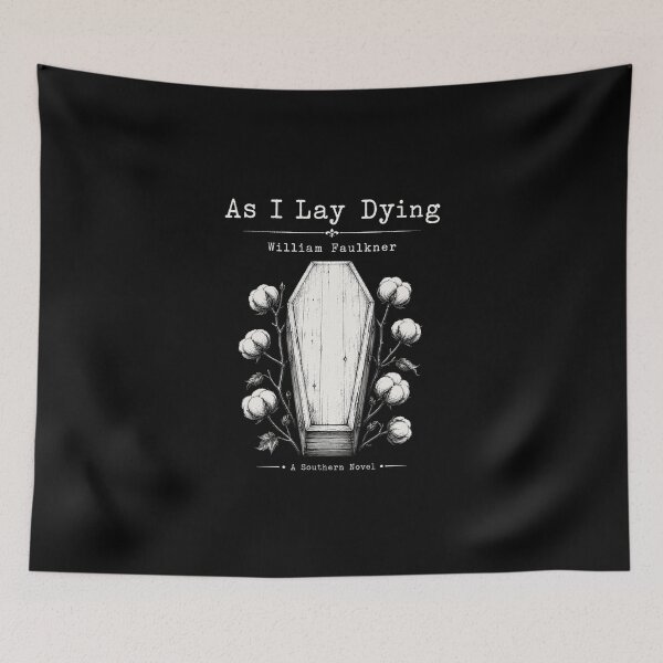 Item preview, As I Lay Dying Vintage Book Art – William Faulkner Gothic Southern Literature Design designed and sold by ThreadTheory976.
