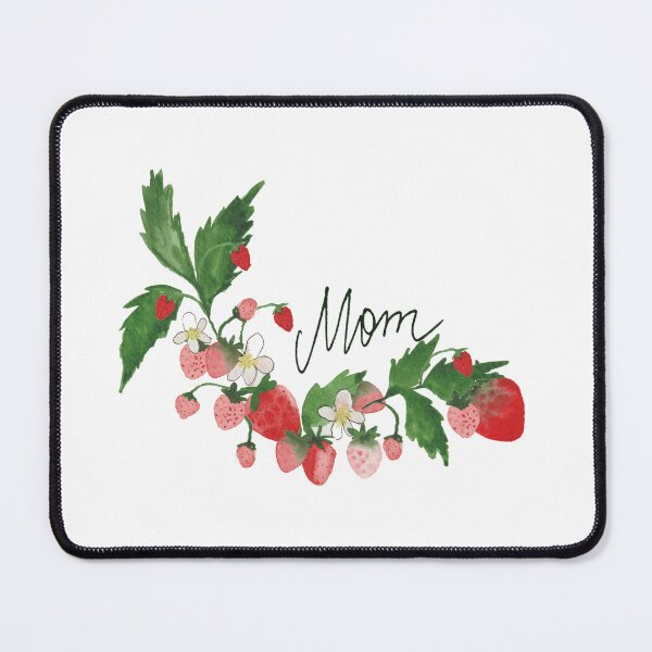 Item preview, Mom Strawberry Watercolour designed and sold by LLilyArt.