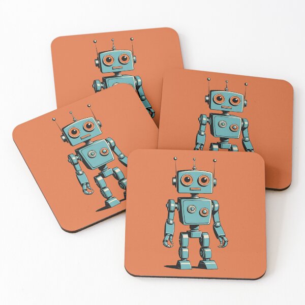 Item preview, Vintage Retro Robot Toy Illustration designed and sold by AlxVel.