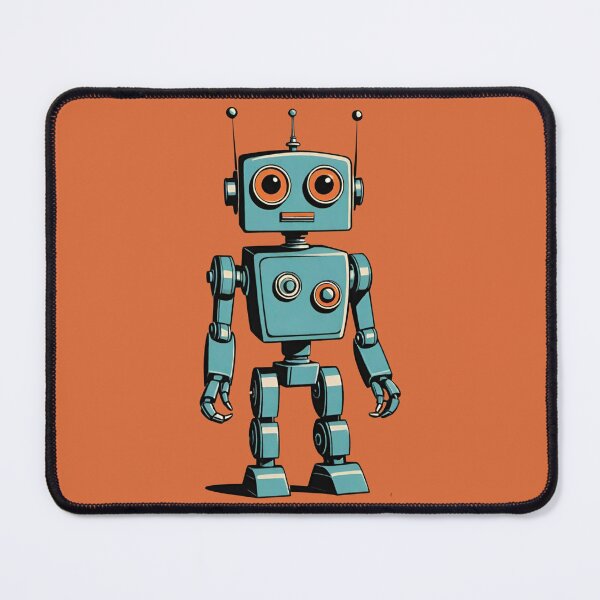 Item preview, Vintage Retro Robot Toy Illustration designed and sold by AlxVel.