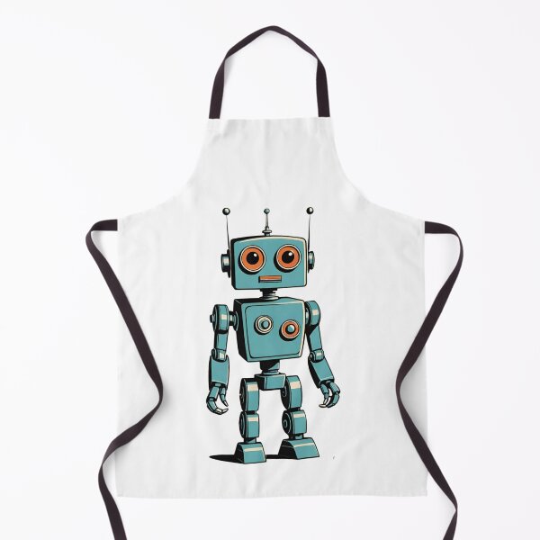 Item preview, Vintage Retro Robot Toy Illustration designed and sold by AlxVel.