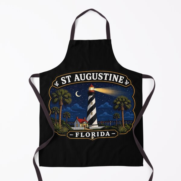 Item preview, St Augustine, Florida - Lighthouse Night Scene designed and sold by Myra365Art.
