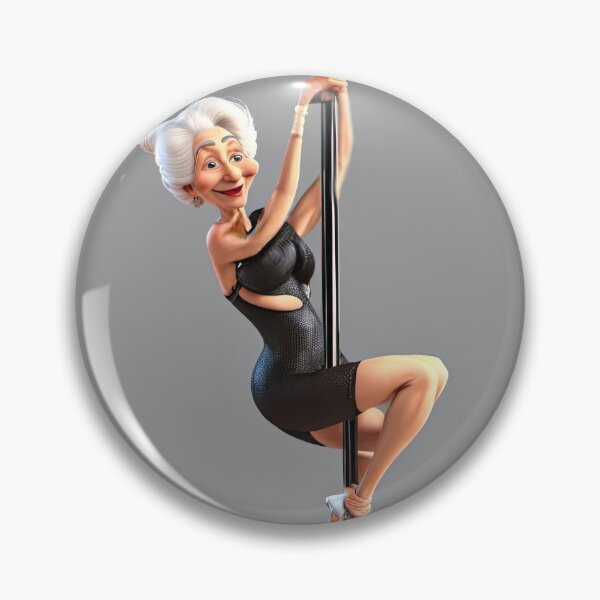 Item preview, Old woman Pole dancing designed and sold by Colin Bentham.