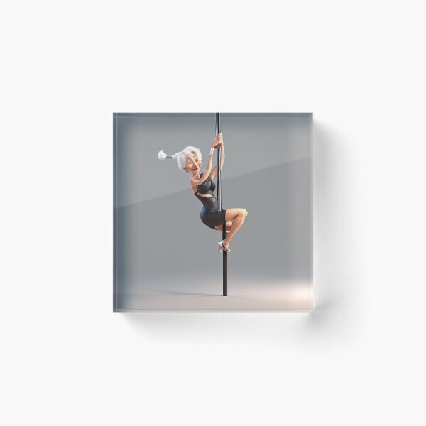 Item preview, Old woman Pole dancing designed and sold by Colin Bentham.