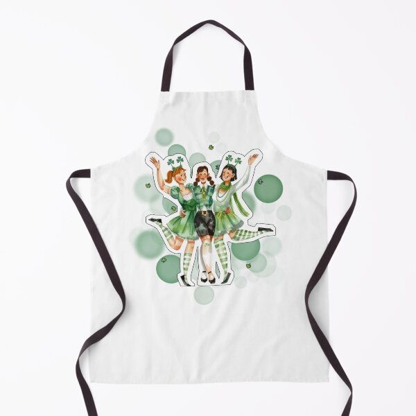 Item preview, Irish Women in Traditional Dress with Shamrocks St Patricks Design designed and sold by iamKRUK.