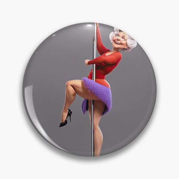 Item preview, Old woman Pole dancing designed and sold by Colin Bentham.