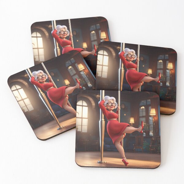 Item preview, Old woman Pole dancing designed and sold by Colin Bentham.