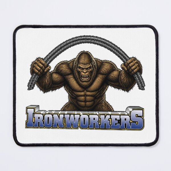Item preview, Iron Workers bigfoot designed and sold by unionpride.