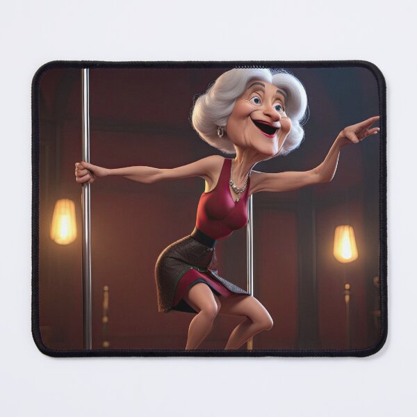 Item preview, Old woman Pole dancing designed and sold by Colin Bentham.