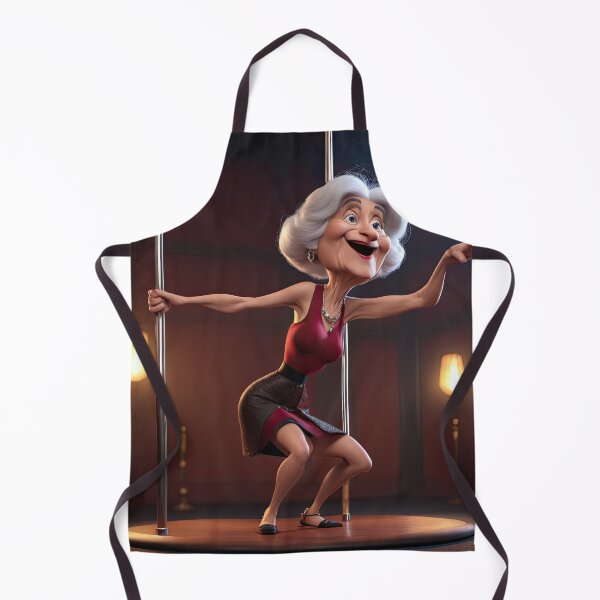 Item preview, Old woman Pole dancing designed and sold by Colin Bentham.