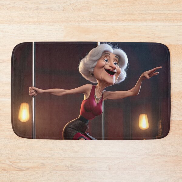 Item preview, Old woman Pole dancing designed and sold by Colin Bentham.
