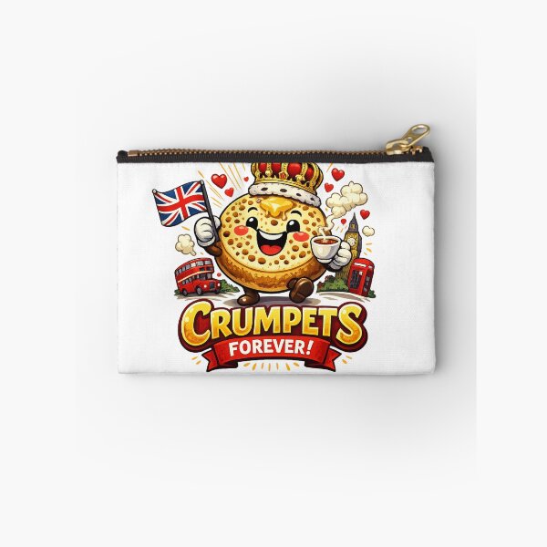 Item preview, Crumpets Forever Funny British Design – Cute UK Food & Tea Humour Illustration designed and sold by GarnerSupplyCo.