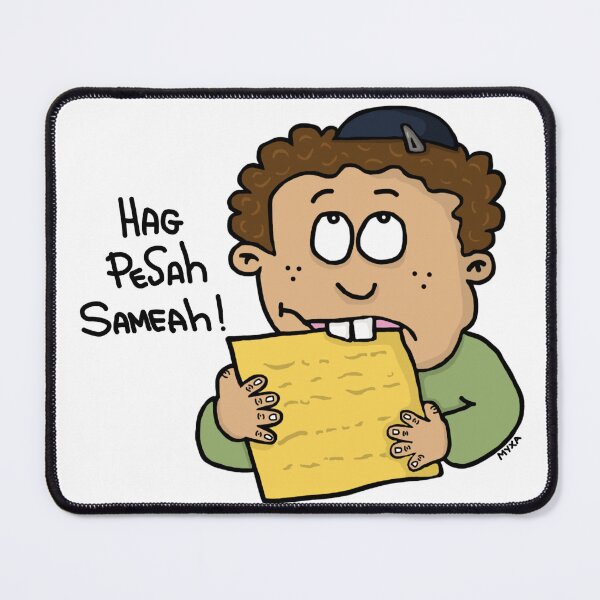 Item preview, Funny Matzah Crunch – Happy Passover Greeting Art designed and sold by MyxaART.