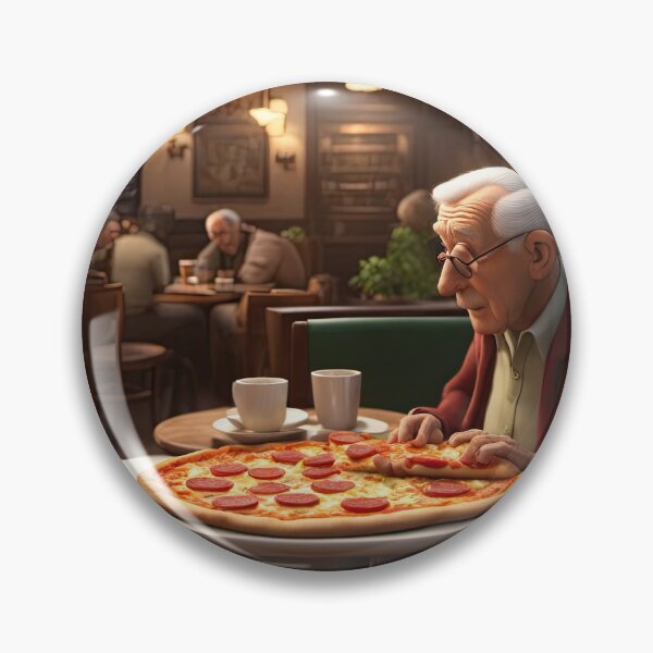 Item preview, Old Man taking time out for a Pizza designed and sold by Colin Bentham.
