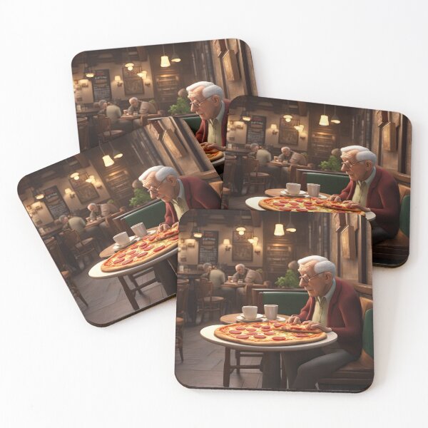 Item preview, Old Man taking time out for a Pizza designed and sold by Colin Bentham.