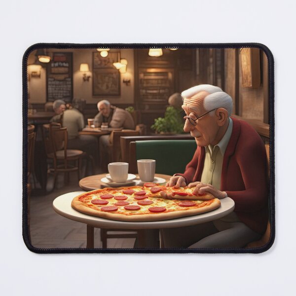 Item preview, Old Man taking time out for a Pizza designed and sold by Colin Bentham.