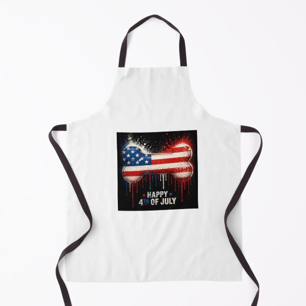 Item preview, Patriotic Dog Bone American Flag 4th of July Sticker USA Independence Day Design designed and sold by PoojaArtLab.
