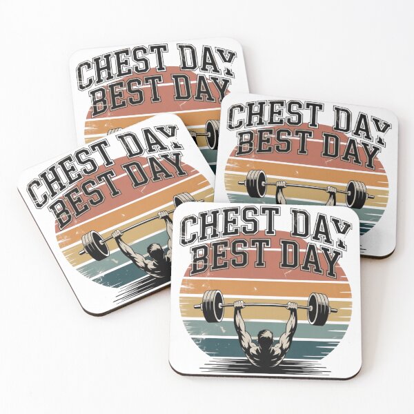 Item preview, Chest Day Best Day – Gym Motivation Workout Fitness Quote Design designed and sold by Sparkofart07.