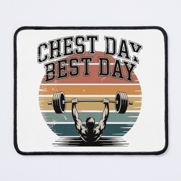 Item preview, Chest Day Best Day – Gym Motivation Workout Fitness Quote Design designed and sold by Sparkofart07.