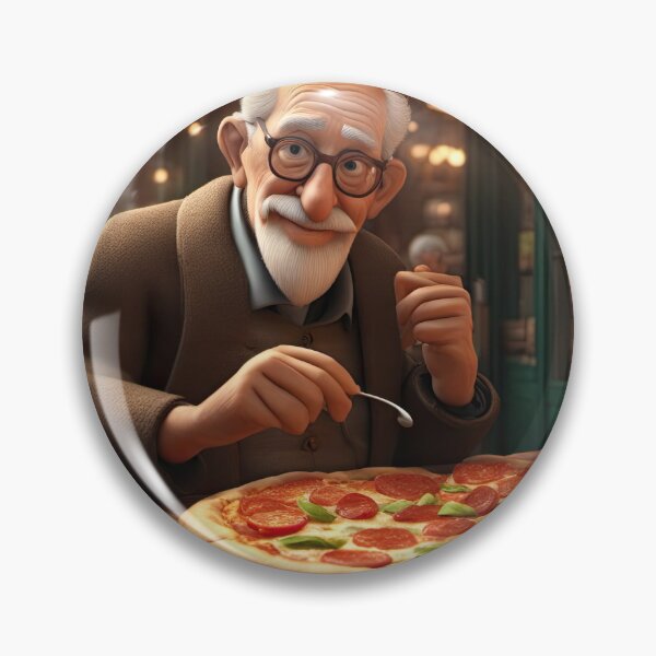 Item preview, Old Man taking time out for a Pizza designed and sold by Colin Bentham.