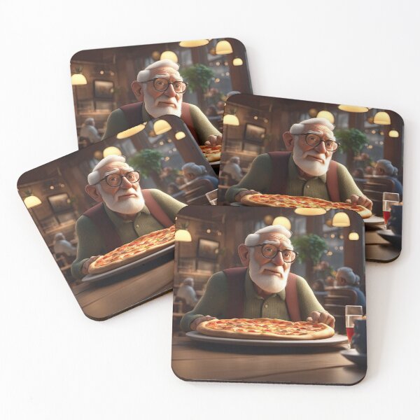 Item preview, Old Man taking time out for a Pizza designed and sold by Colin Bentham.