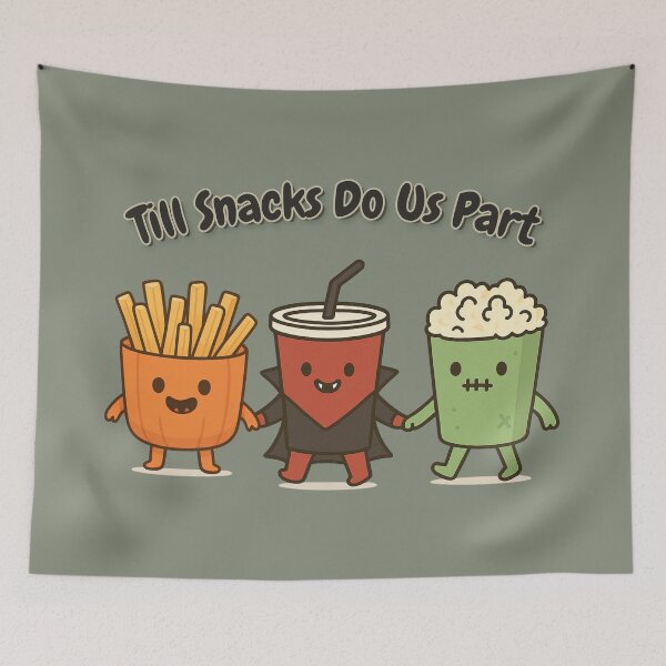Item preview, Till Snacks Do Us Part designed and sold by Wobble Studio.
