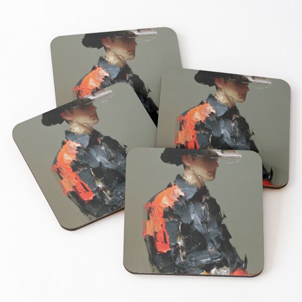 Item preview, Abstract Cowboy Portrait with Hat designed and sold by lautir.