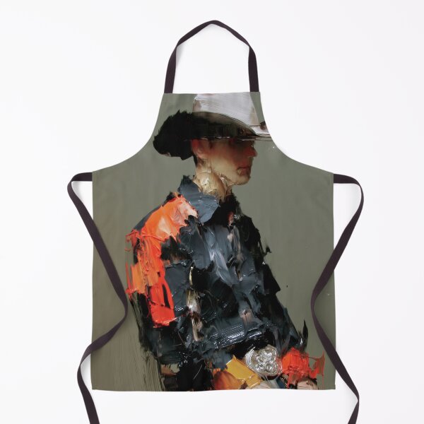 Item preview, Abstract Cowboy Portrait with Hat designed and sold by lautir.