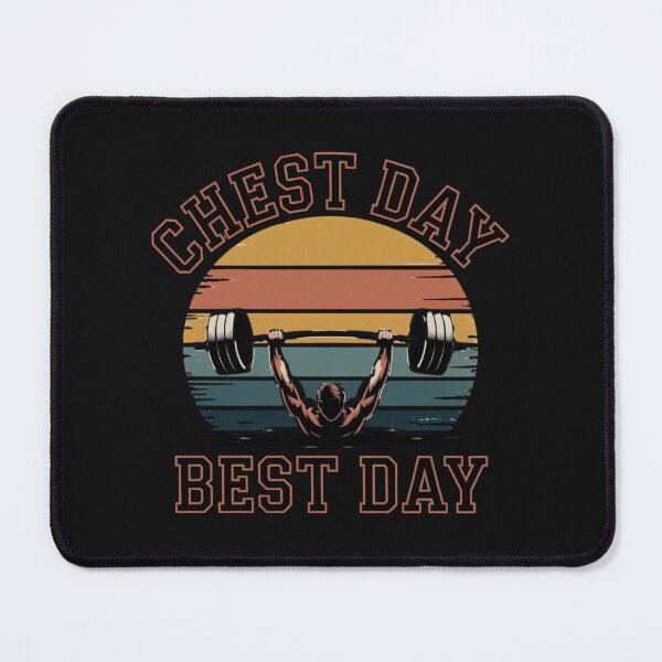 Item preview, Chest Day Best Day – Gym Motivation Workout Fitness Quote Design designed and sold by Sparkofart07.