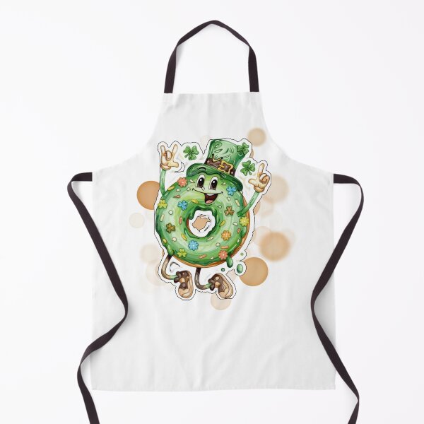 Item preview, St Patricks Donut Green Irish Hat Cute Shamrock Dessert Design designed and sold by iamKRUK.
