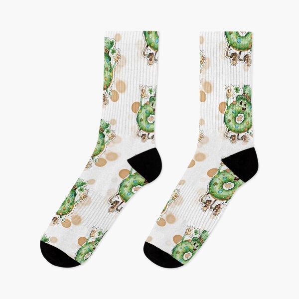 Item preview, St Patricks Donut Green Irish Hat Cute Shamrock Dessert Design designed and sold by iamKRUK.