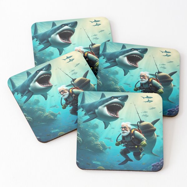Item preview, Old Man scuba diving designed and sold by Colin Bentham.