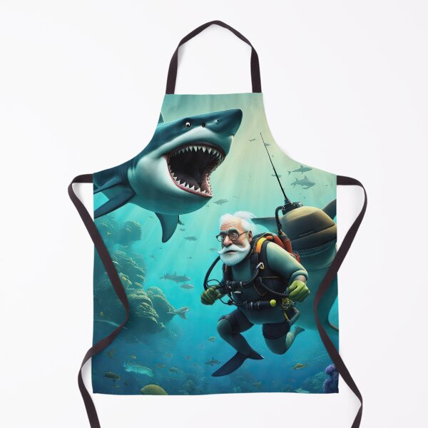 Item preview, Old Man scuba diving designed and sold by Colin Bentham.