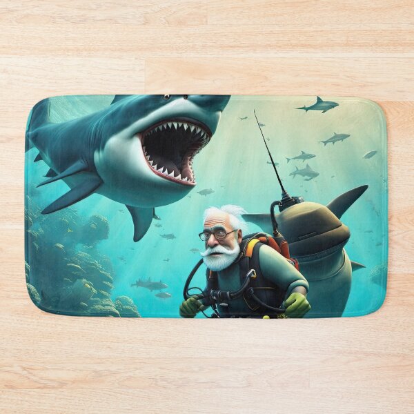 Item preview, Old Man scuba diving designed and sold by Colin Bentham.