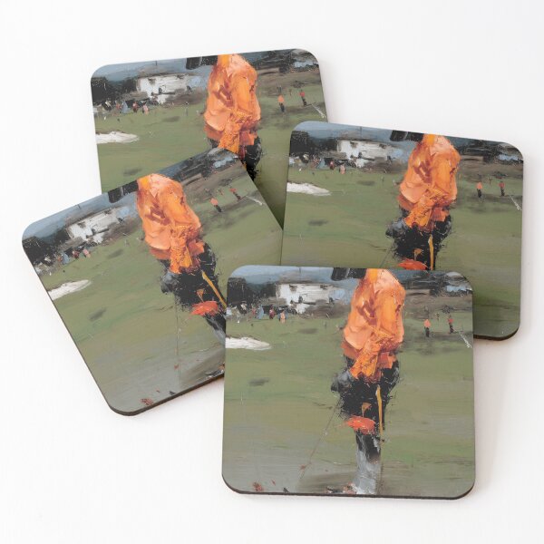 Item preview, Golfer in Orange Attire designed and sold by lautir.