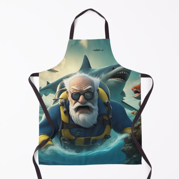 Item preview, Old Man scuba diving designed and sold by Colin Bentham.