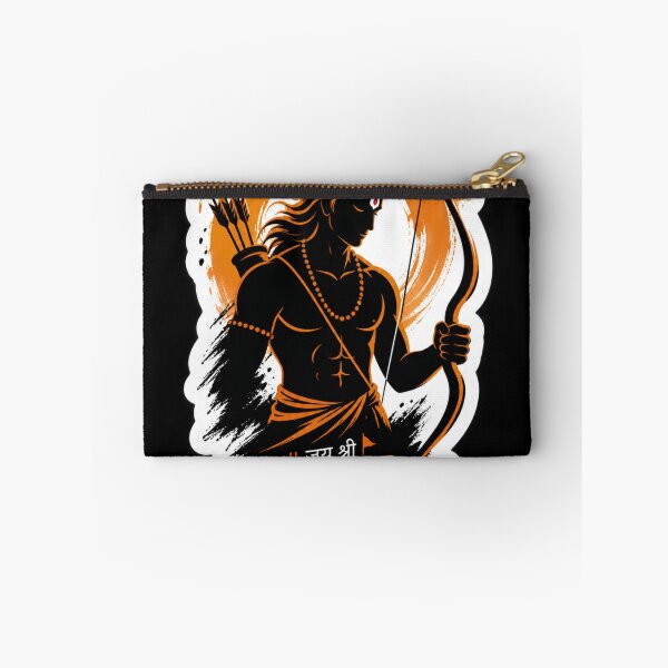 Item preview, Jai Shri Ram Minimal Warrior Silhouette – Spiritual Aesthetic Sticker designed and sold by Ashutoshwarade.