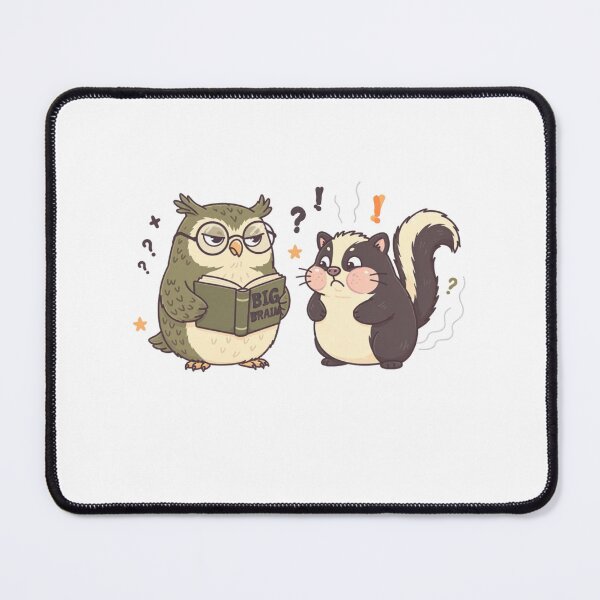 Item preview, Owl And Skunk Reading Pocket Creatures Cute Animal designed and sold by Panom Suavichien.