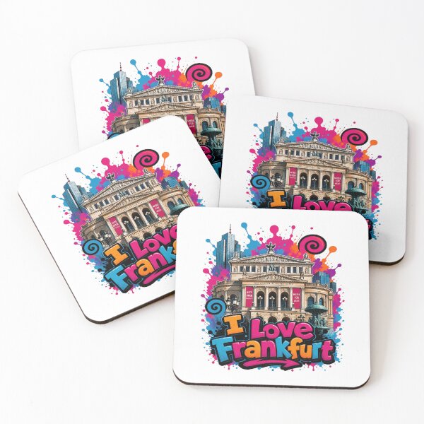 Item preview, Alte Oper Frankfurt – Colorful Graffiti T-Shirt Design Germany Skyline Art designed and sold by Earth Celebration Designs.