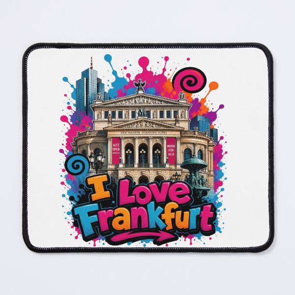 Item preview, Alte Oper Frankfurt – Colorful Graffiti T-Shirt Design Germany Skyline Art designed and sold by Earth Celebration Designs.