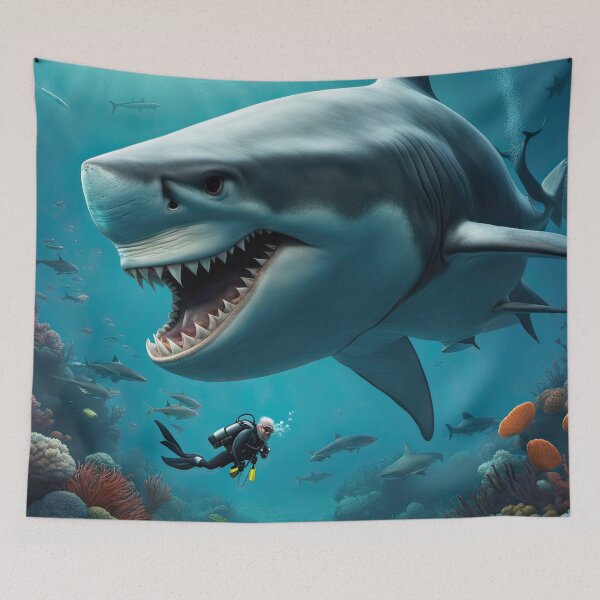 Item preview, Old Man scuba diving designed and sold by Colin Bentham.