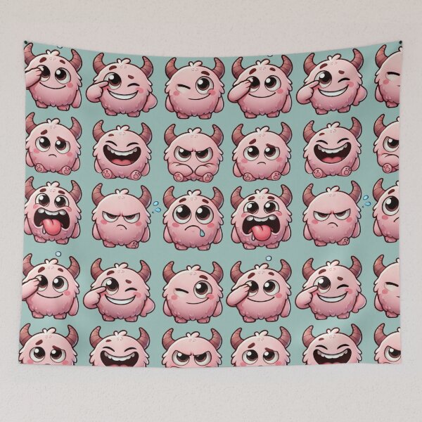 Item preview, Mood Monster Collection designed and sold by Wobble Studio.