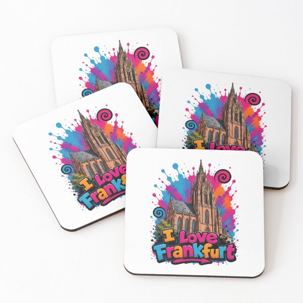 Item preview, Frankfurt Cathedral (Kaiserdom) – Colorful Graffiti T-Shirt Design Germany Landmark designed and sold by Earth Celebration Designs.