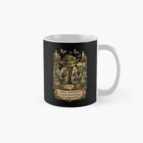 Item preview, Goblincore Mushroom Scientist | Cottagecore Fungi Aesthetic Design designed and sold by KAYJAY DESIGNS.