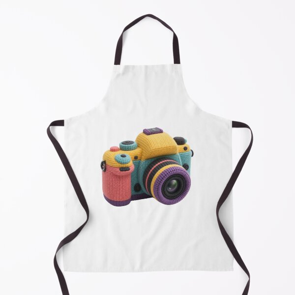 Item preview, Cute Colorful Crochet Camera designed and sold by Thornvale.