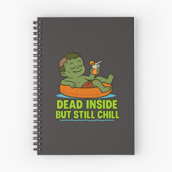 Item preview, Dead Inside But Still Chill designed and sold by Wobble Studio.
