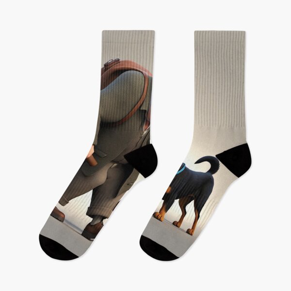 Item preview, Old Man dog walking designed and sold by Colin Bentham.