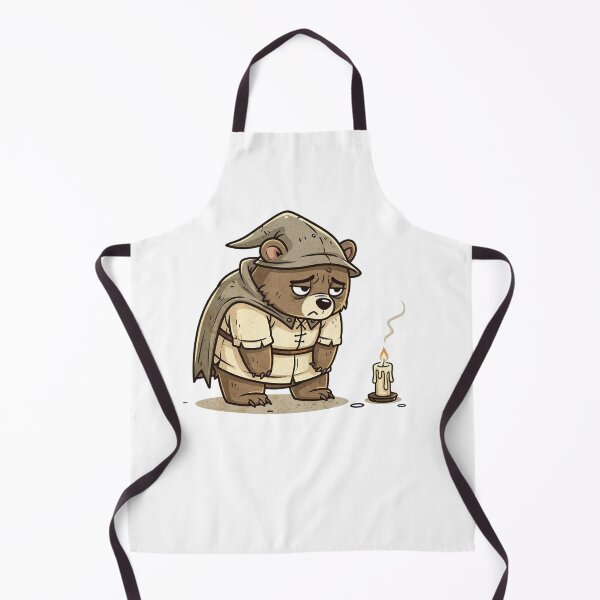 Item preview, Medieval Bear With Candle Pocket Creatures Cute Animal designed and sold by Panom Suavichien.