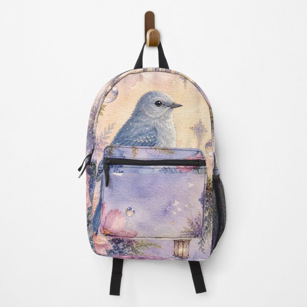 Item preview, Dreamscape Blue Tanager in Floating Garden Watercolor designed and sold by mia-miranda.
