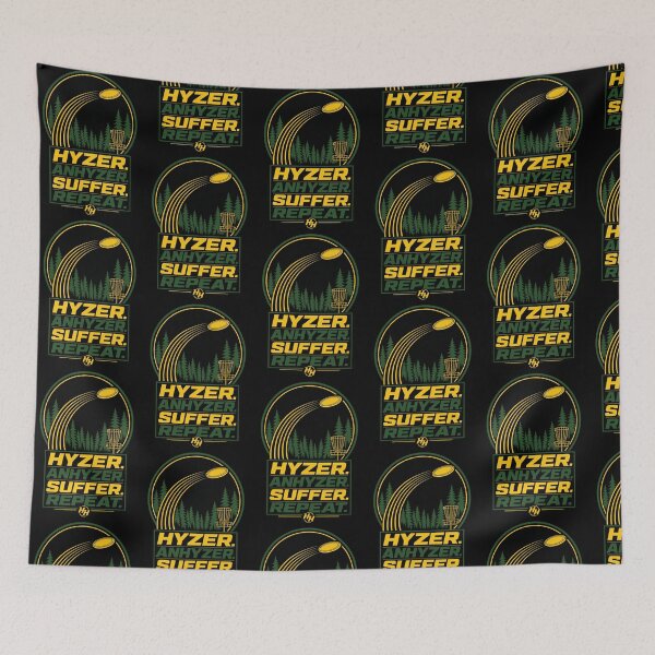 Item preview, Hyzer Anhyzer Repeat | Disc Golf Shirt | Disc Golfer Design designed and sold by KAYJAY DESIGNS.